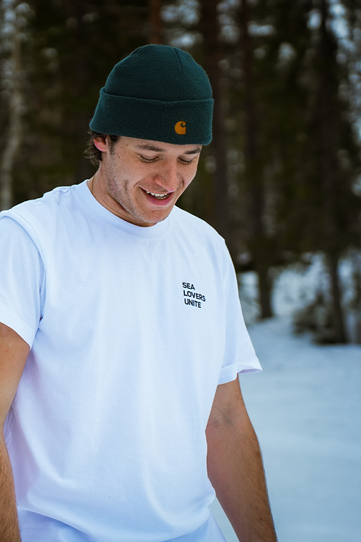 Sea lovers unite tee - White