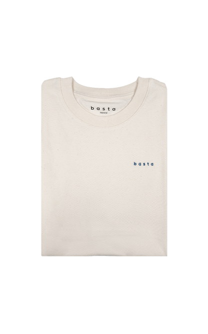 basta tee - Natural Raw