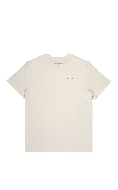 basta tee - Natural Raw